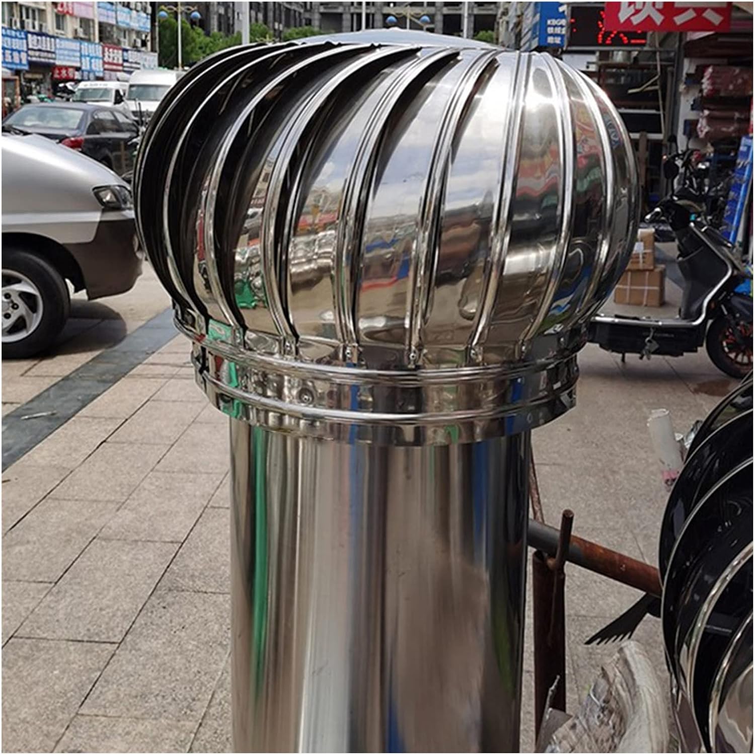 304 Stainless Steel Roof Turbine Ventilator Vents Cap 4 6 8