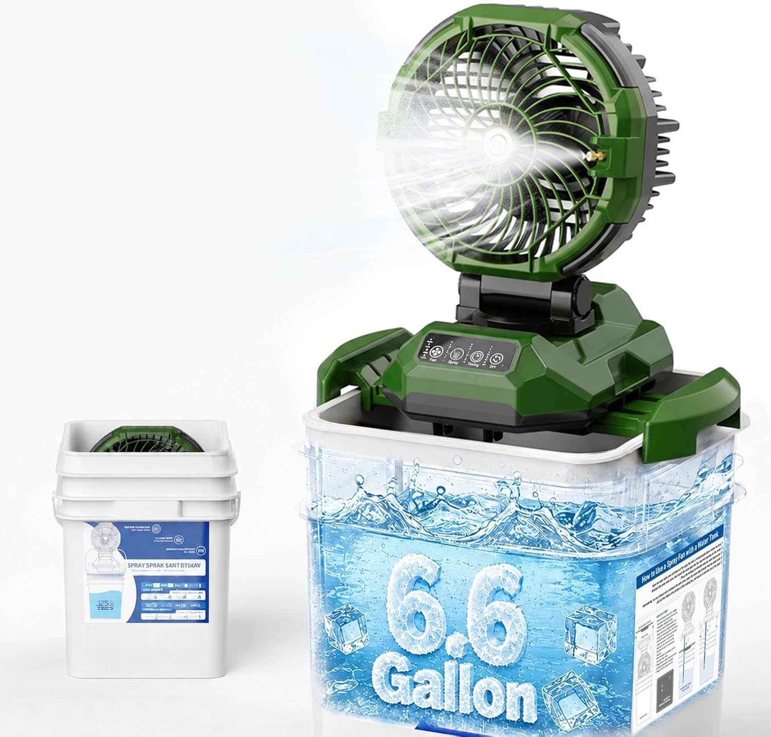 Photo 1 of Lazenry Portable Misting Fan with 25L Bucket