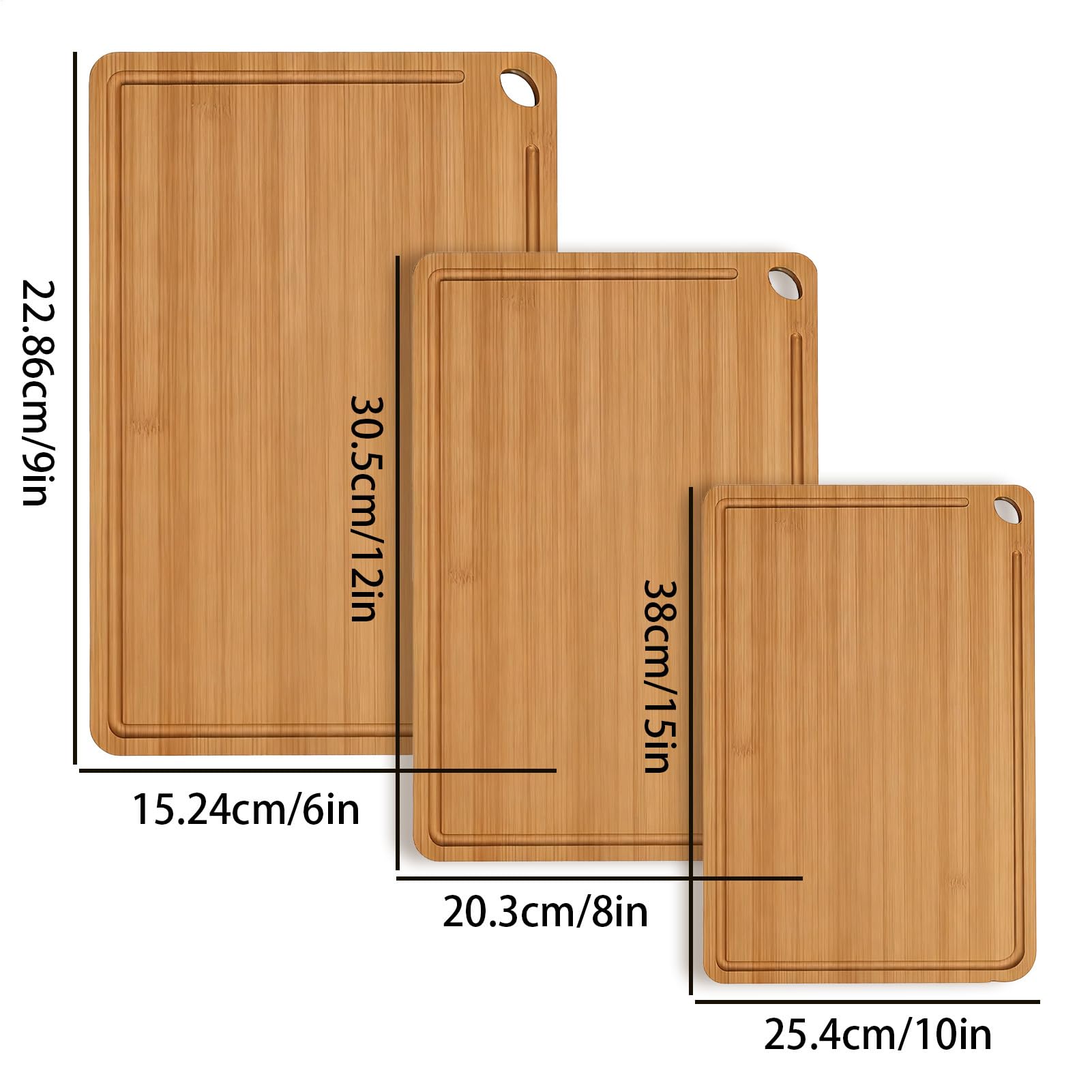 Tagliere in legno: tagliere antiscivolo per la preparazione dei cibi, tappetino da taglio facile da pulire, utensile da cucina versatile, accessorio da cucina versatile per la casa e il resto
