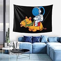 Vista 9 de LIFANGMI Astronauts Ride Camels Tapestry Wall Hanging 60x40 Inch Bedroom Living Room Dormitory Home Decoration Wall Tapestry