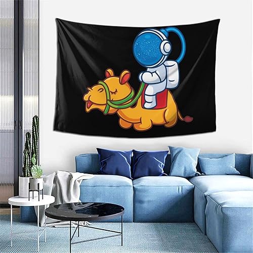 Miniatura 9 de LIFANGMI Astronauts Ride Camels Tapestry Wall Hanging 60x40 Inch Bedroom Living Room Dormitory Home Decoration Wall Tapestry