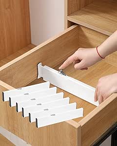 Relaxdays Divisori Da Cassetto, Set Da 10 Separatori Da Cucina - Foto 4