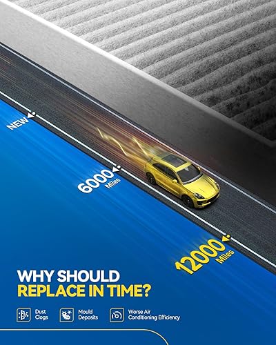 Miniatura 3 de PHILTOP Filtro de aire de cabina, reemplazo para CF10728, Elantra 2007-2016, Forte 2014-2018, Accent 2008-2011, filtro de cabina premium ACF039 con