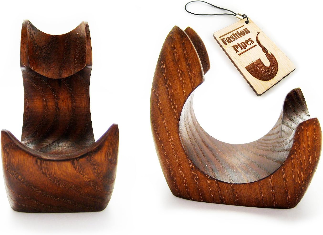 New Wooden Pipe Stand Rack Holder for Tobacco Pipe - Smoking Pipe. Handcrafted by Fashion Pipes