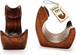 New Wooden Pipe Stand Rack Holder for Tobacco Pipe - Smoking Pipe. Handcrafted by Fashion Pipes
