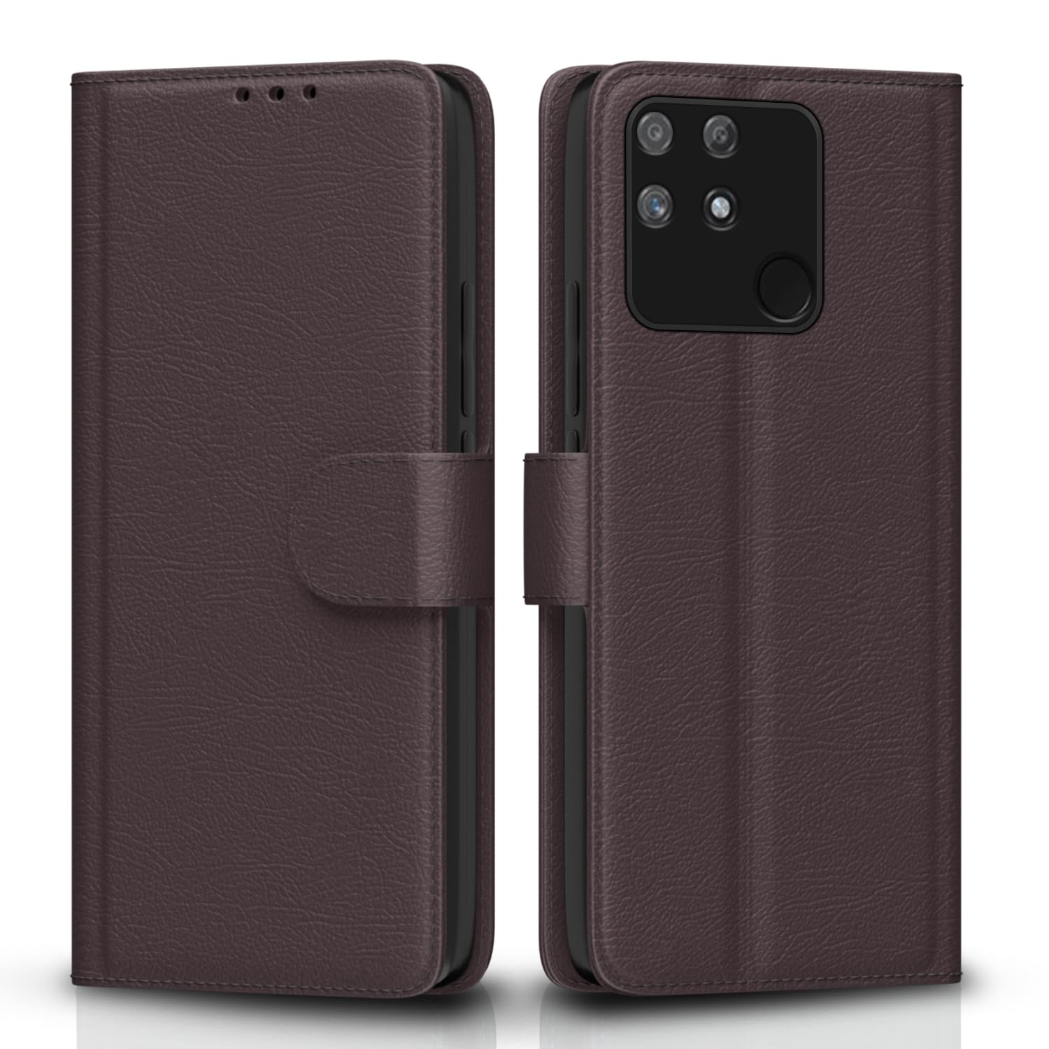 Realme Narzo 50A Flip Case - Leather & Protection -1