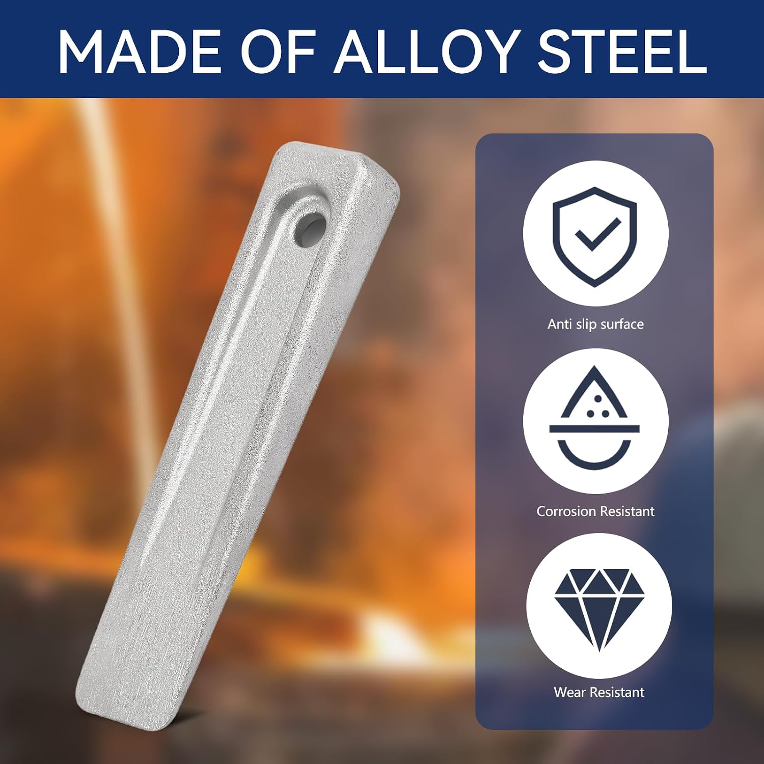 6 Inch Steel Wedges, WG-6 Set Up Wedge, Metal Wedges for Welding