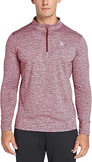 Men's 1/4 Zip Pullover Thermal Running Shirts Long Sleeve Fleece Linning - coolthings.us