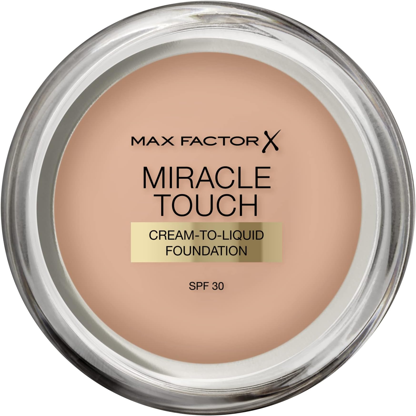 Max Factor Max Factor Miracle Touch Foundation Skin Perfecting Foundation - Warm Almond 45, Warm Almond 45, 11.5 g
