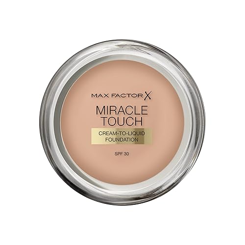 Max Factor Miracle Touch Skin Perfecting Foundation Spf30 045 Warm Almond