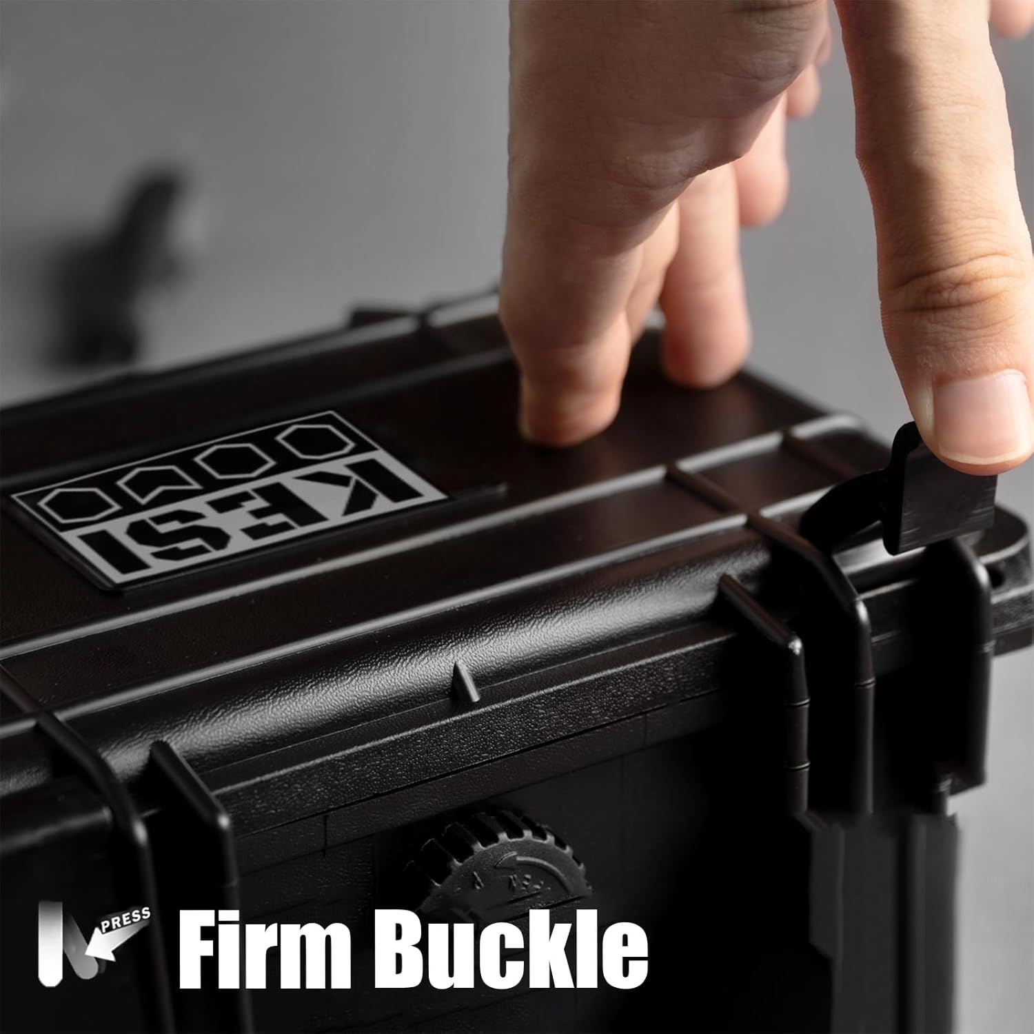 KESI Tool Weather Waterproof Camera Hard Protective Case with Foam, Pressure Valve for Drones, Camera, Equipments, Elegant Green, 8.26"x6.57"x3.54"