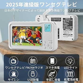 Amazon.co.jp: ワンセグテレビ 4.3inch液晶パネル搭載