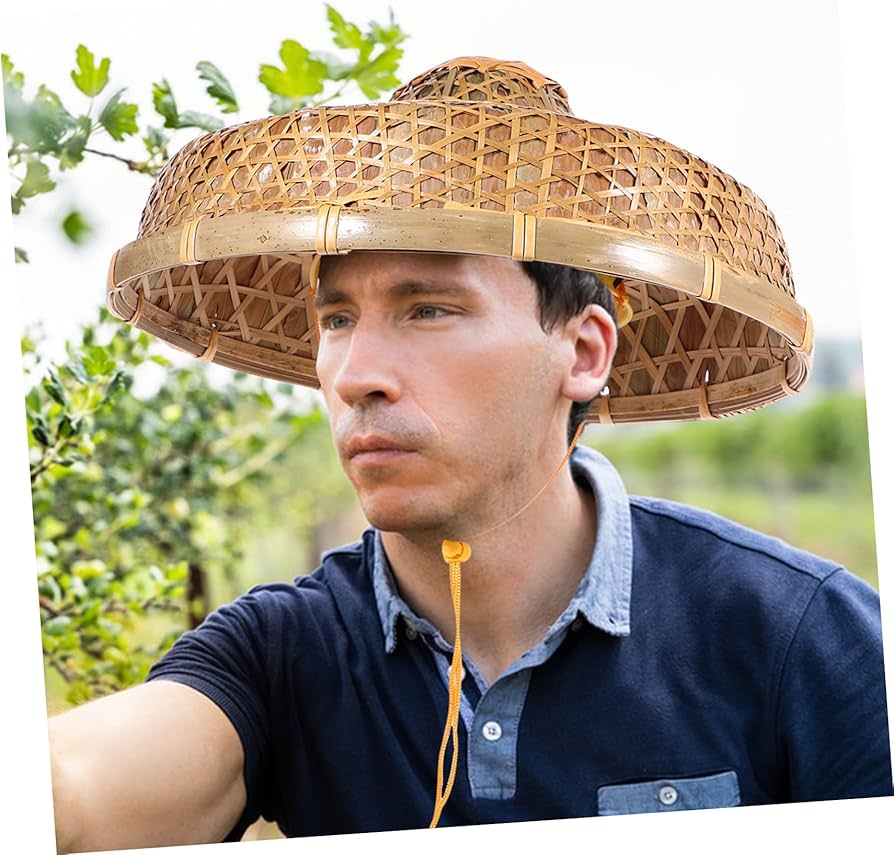 Amazon.co.jp: NOLITOY 竹 帽子 アウトドア 装飾 中国 装飾 夏