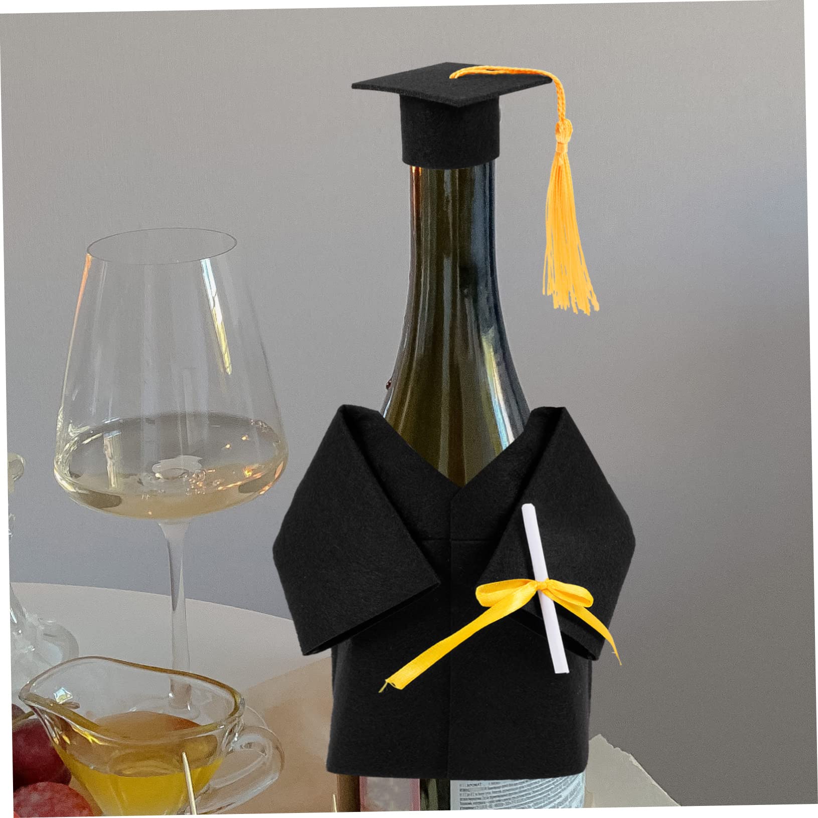 20 Set Di Eleganti Tappi Per Bottiglie Di Vino Riutilizzabili Con Di Laurea Per Celebrazioni