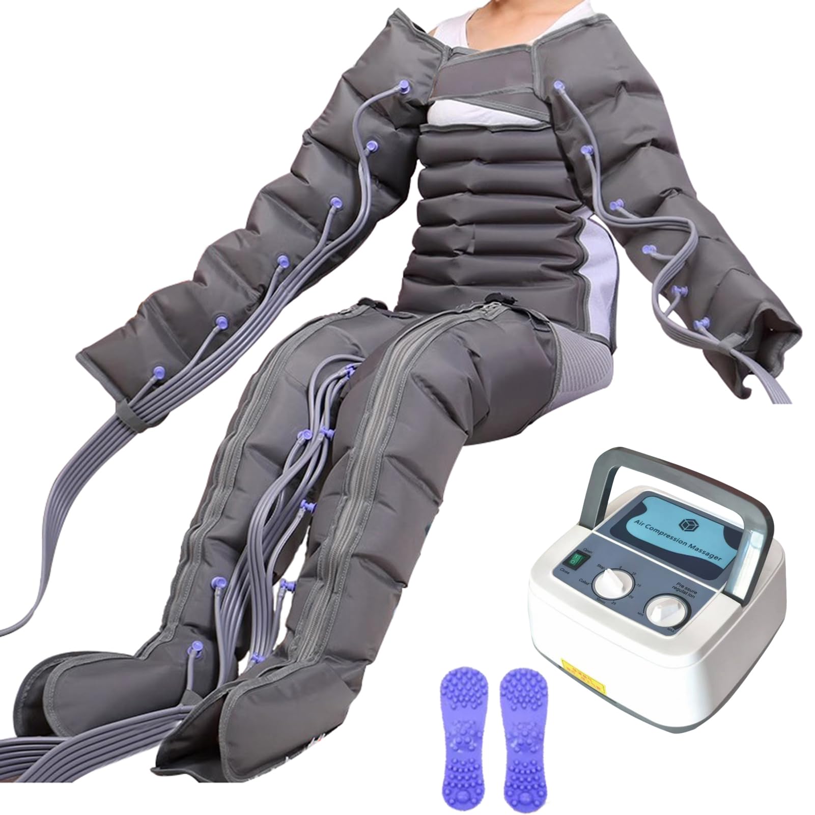 Generisch lymphdrainage Gerät Wasser Beine, lymphdrainage Gerät Beine Bei Lipödem Massagegerät Beines Recovery Boots für Zuhause, Taille, Arme, Beinabdeckungen, Knöchel Und Kalb Massagegerät