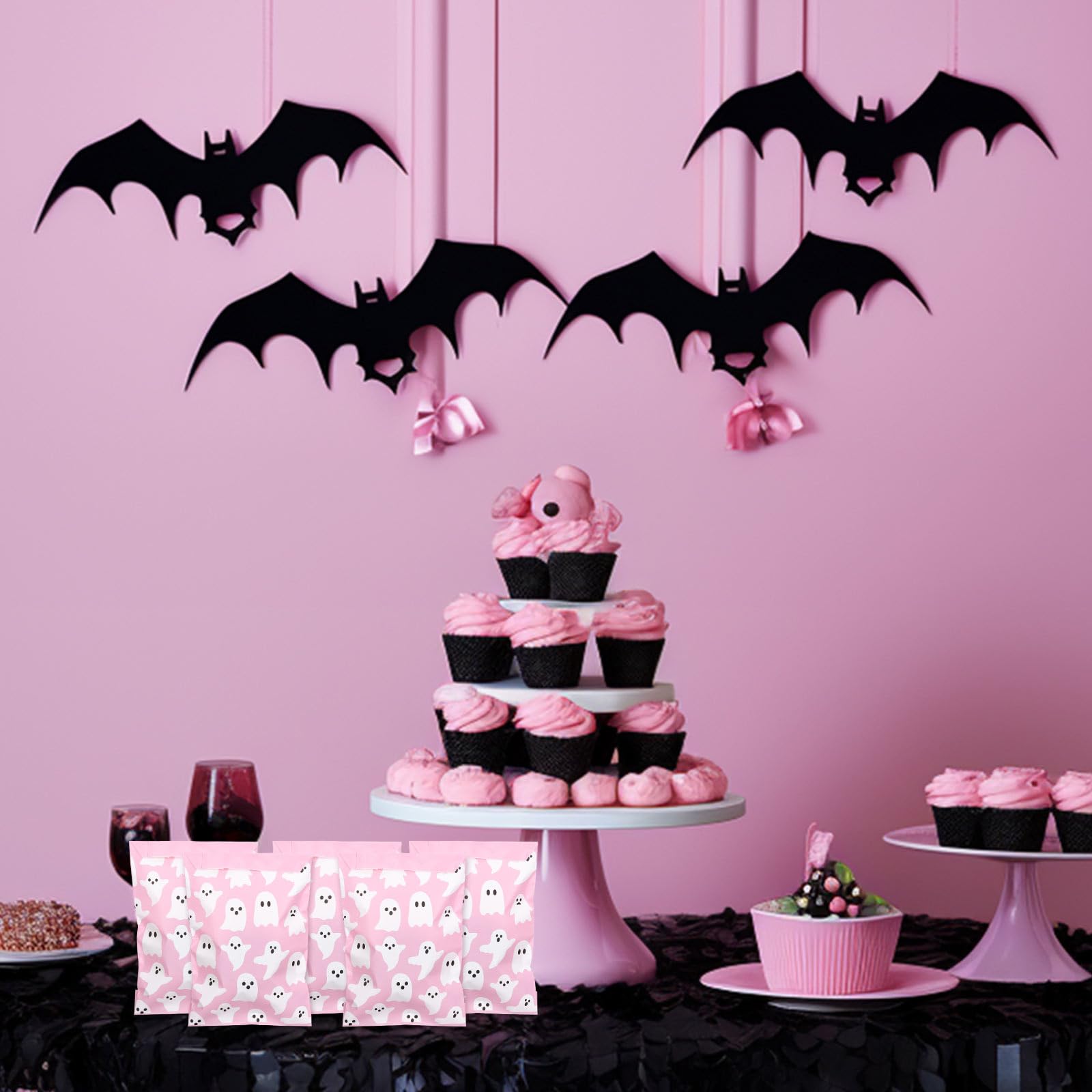 SAVITA Lot De 12 Sacs à Dragées Double Face En Papier Pour