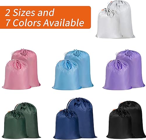 Miniatura 8 de Polecasa - Bolsa de lavandería grande, resistente, 28 x 36 pulgadas, tela resistente a desgarros de 3.8 ozyd, etiqueta identificadora y asas, fácil