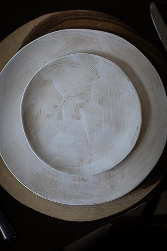 Miniatura 3 de Cloud Terre by Fortessa Collection No 2 - Juego de vajilla de cerámica de 16 piezas, servicio para 4, color blanco