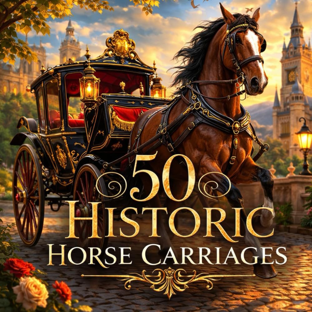 50 Historic Horse Carriages: A Beautifully Illustrated Journey Through Royal and Classic Carriages for Preschoolers (The 50 Things Kids Should Know Series)