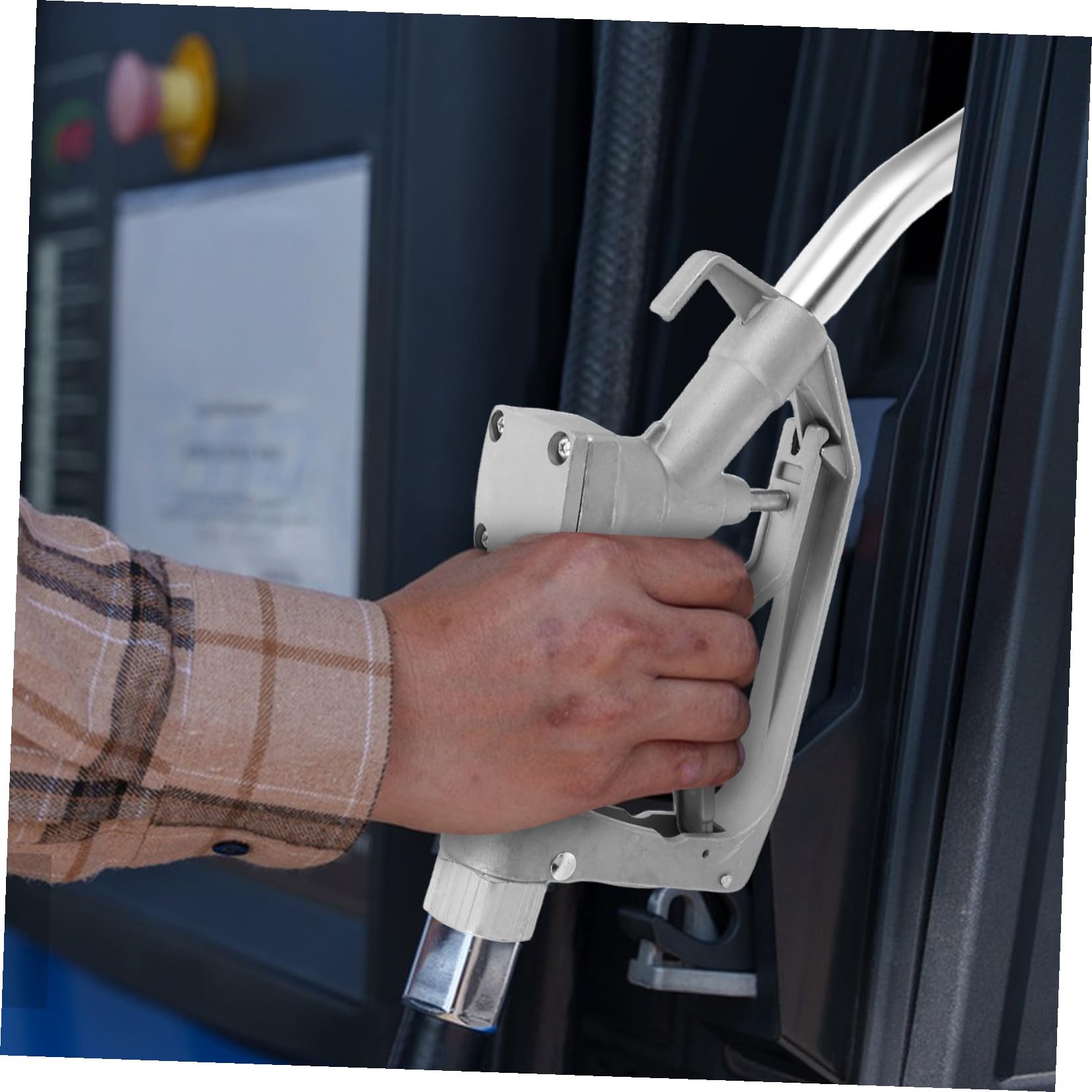 Mikinona Pistolet Manuel Alliage Aluminium pour Carburant Auto-écoulement Compatible Diesel Essence et Huile Moteur Outil de Distribution pour Voitures et Moteurs