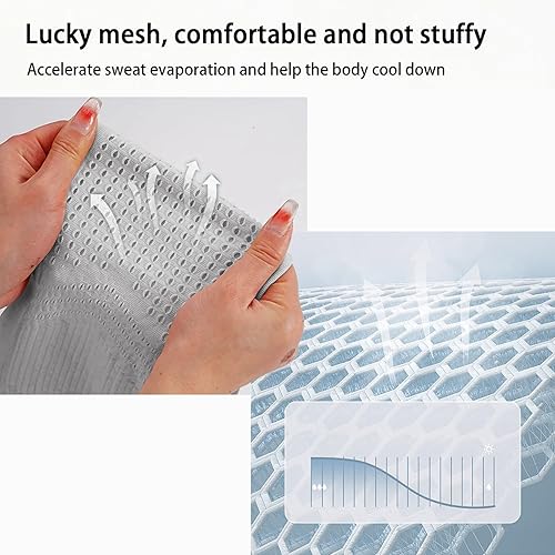 Miniatura 4 de Cinturón unisex para correr, transpirable, deportivo, malla 3D, capacidad ligera, para correr, para hombres y mujeres, Gris, Elástico