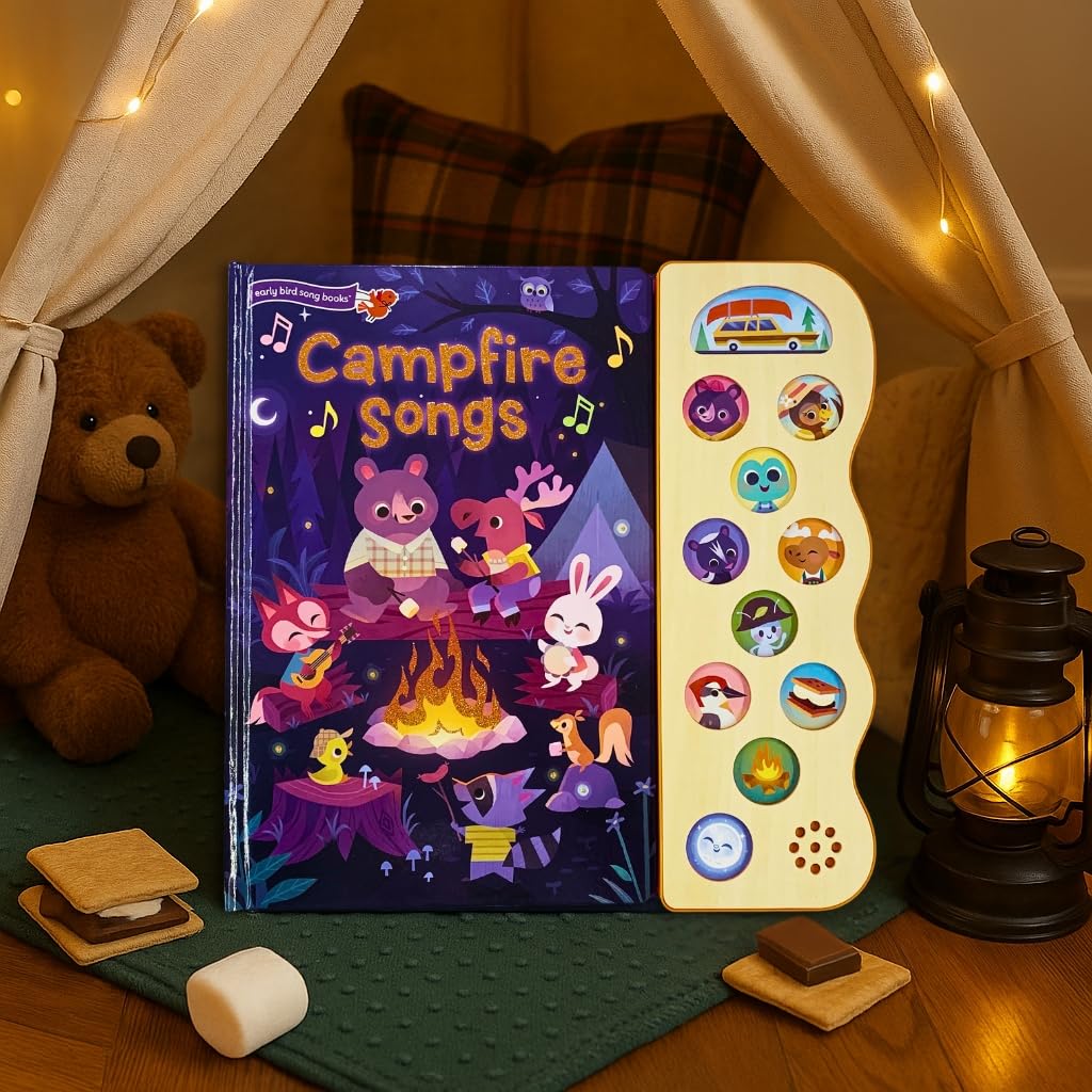 Campfire Songs: 11-Button Interactive Children's Sound Book (Early Bird Song) - Image 3