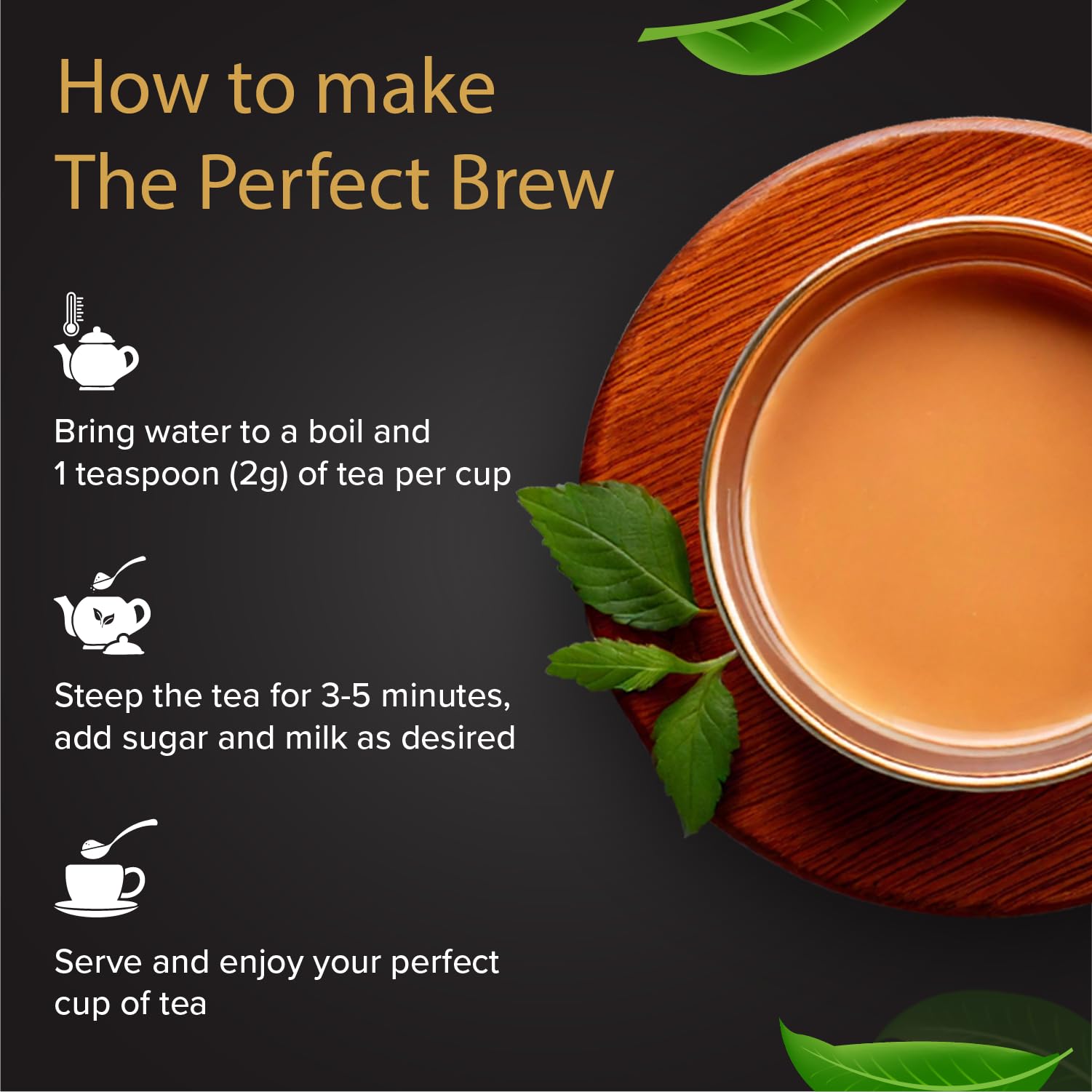 Twinings Assam Second Flush CTC Tea, 250g | Pack of 1 | 100% Assam Tea | Strong Flavour Strength | For Malty, Robust Flavour | No Added Colour - Image 6 thumbnail