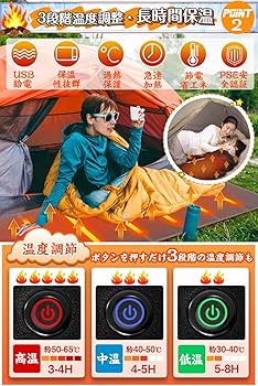【新品】寝袋用発熱パッド  オレンジ2個、グレー1個まとめ売り Amazon.co.jp: Moon-Valley 寝袋用発熱パッド 電熱パッド 日本製