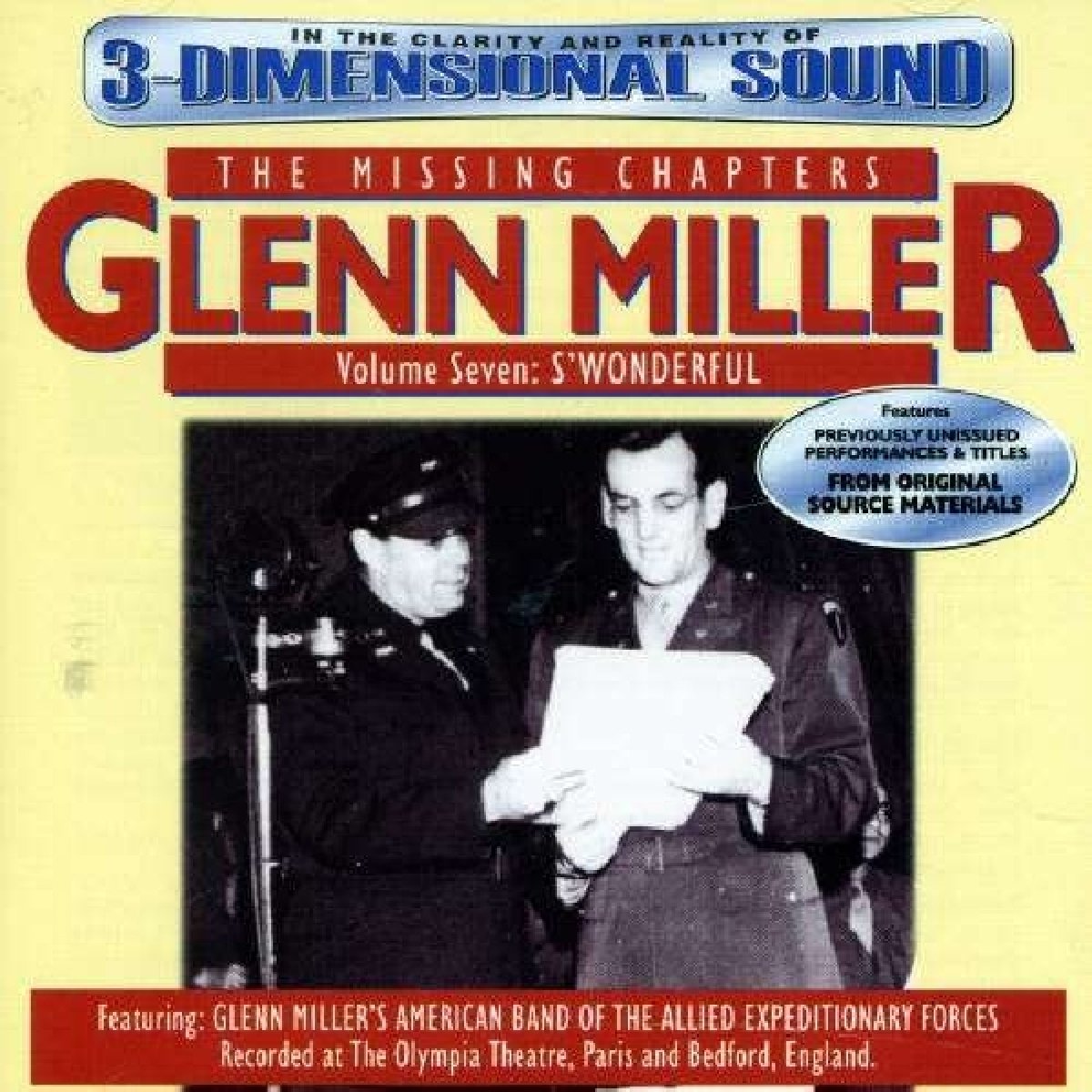グレン・ミラー・イズ・ミッシング [CD] Glenn Miller - Missing Chapters Vol.8 (Get Happy) [CD