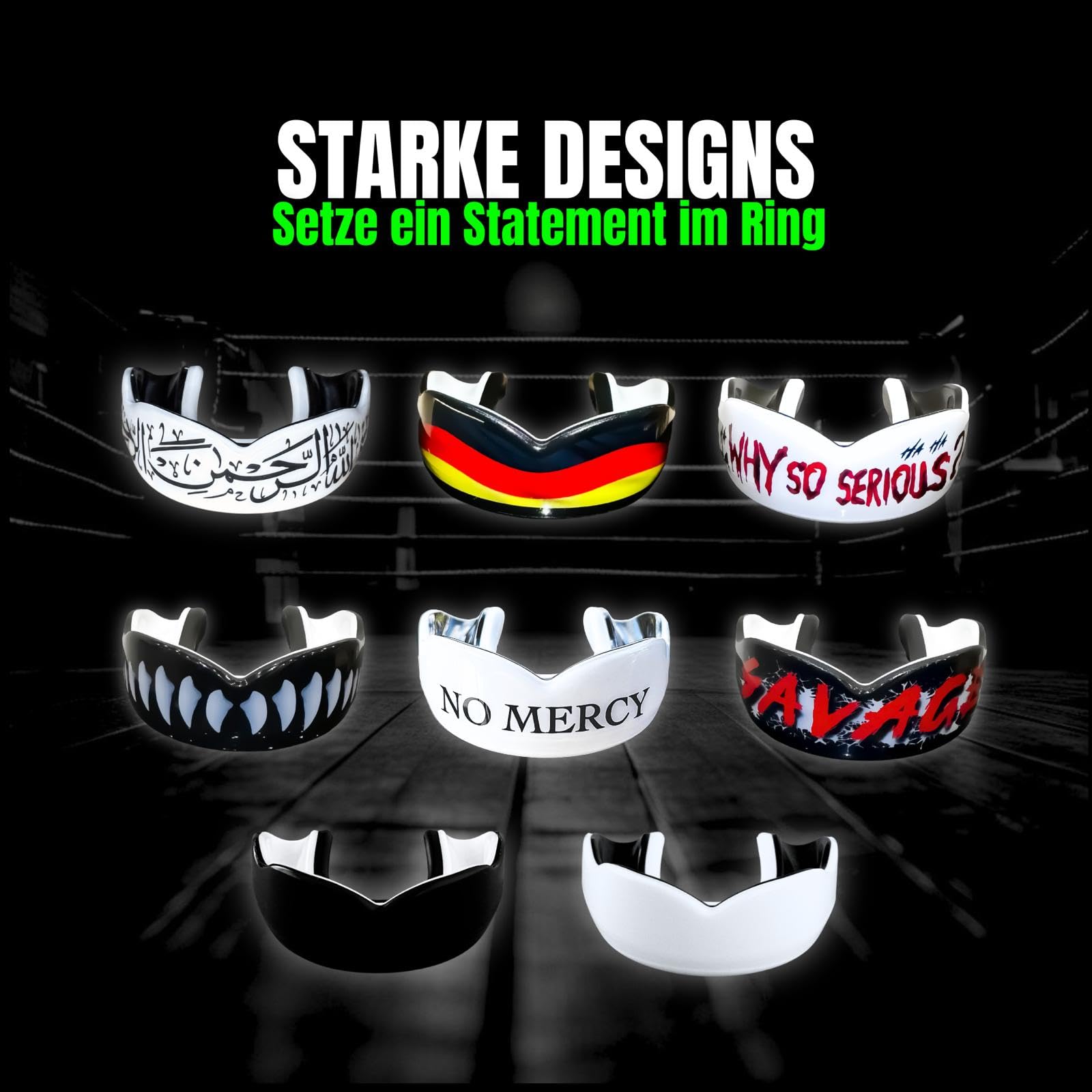 ProLine Mundschutz Boxen inkl. Aufbewahrungsbox für Kampfsport, MMA & Athleten I Maximaler Zahnschutz dank idealer Passform in TOP Qualität I Profi Mouthguard für Herren & Damen