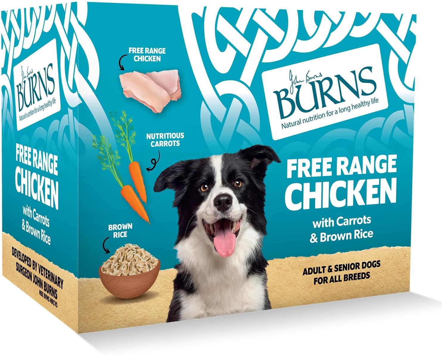 – Pet Natural Nutrition Adult & Senior Wet Dog Food Free Range Chicken, Carrots & Wholegrain Brown Rice 6 x 395gm