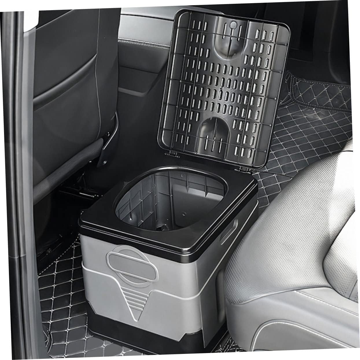 Portable Folding Toilet for Camping Emergency Travel Potty Storage Box Lightweight Outdoor Toilet for Car and Hiking