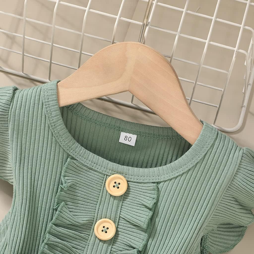 VINUOKER Toddler Girl Summer Floral Dress Baby Girls Sundress Girls Casual Clothes - Image 2