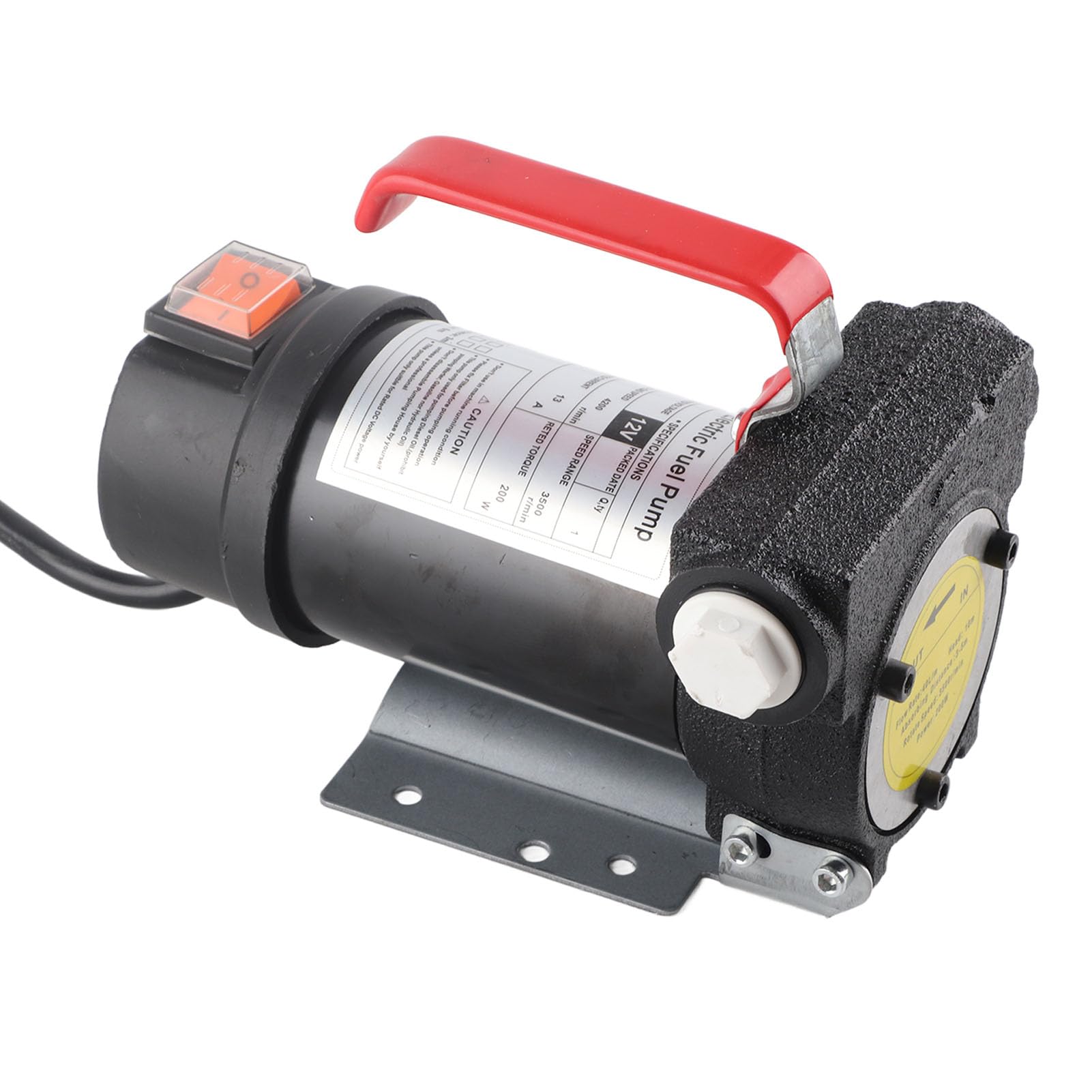 Dioche Succión 12V Portátil Nueva Bomba Extractora de Fluido Eléctrica de 12V - Transferencia Eficiente de Aceite y con Válvula de Derivación Incorporada - Bomba Portátil y Versátil para el Hogar,