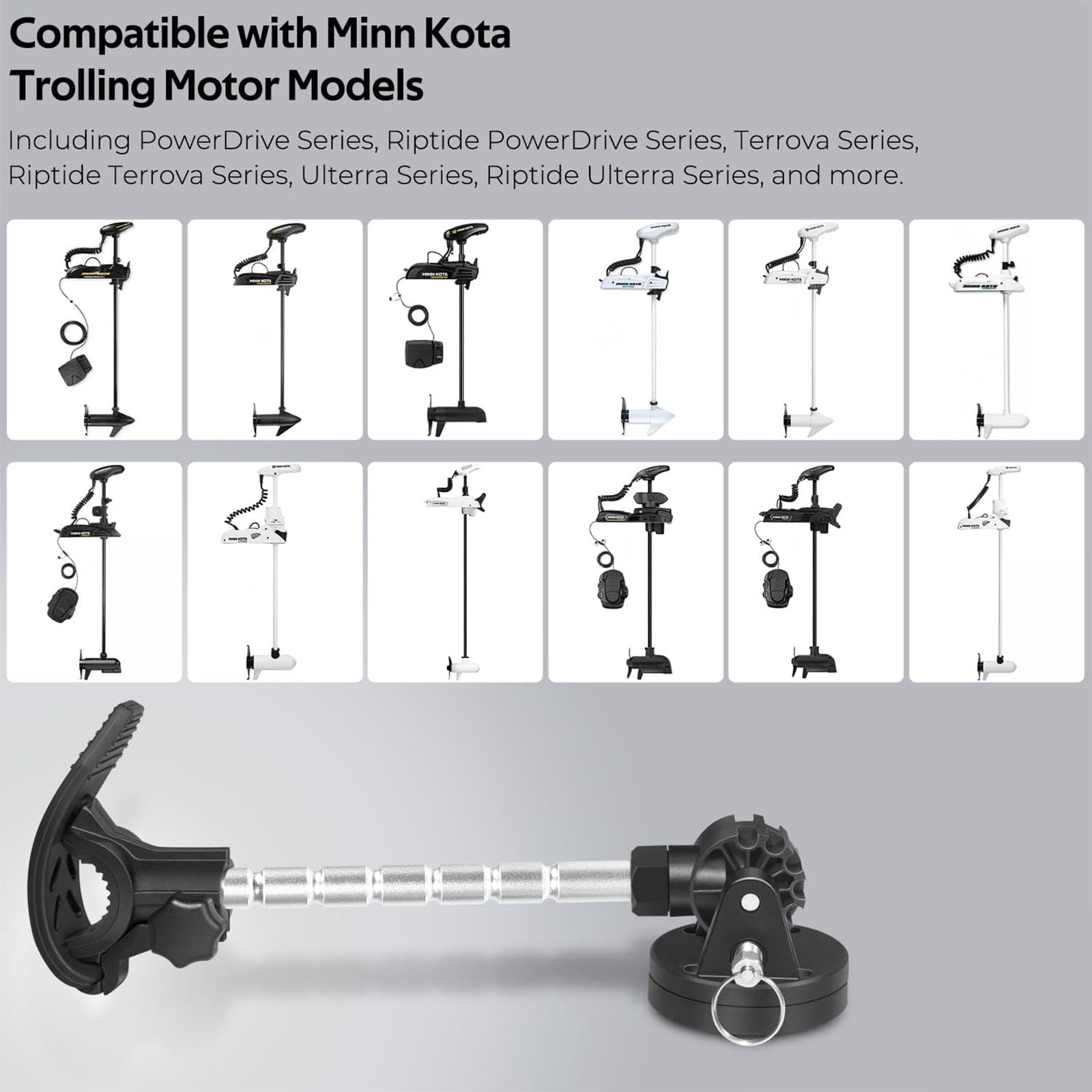 Fockety Support De Stabilisateur De Moteur De Pêche à La Traîne Pour