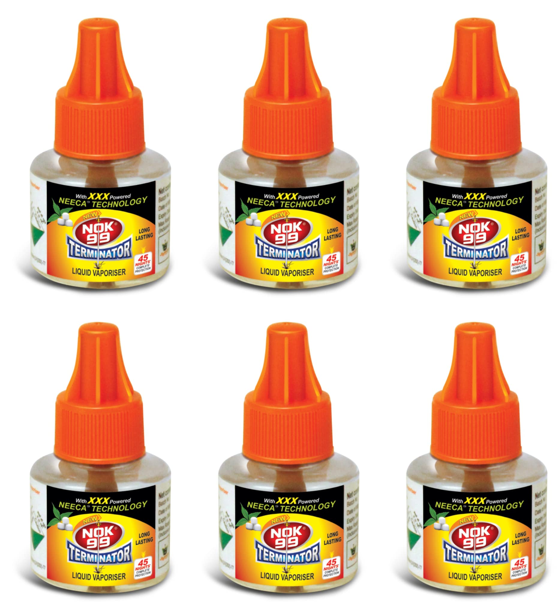 Nok 99 Terminator Mosquito Repellent Refill Liquid Works on All Machine (45 ml) - Pack of 6 (B078MQ1T9J) Amazon Price History, Amazon Price Tracker
