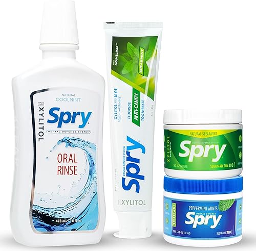 Miniatura 9 de Spry Xylitol enjuague oral, menta fría - 16 onzas líquidas (paquete de 2)