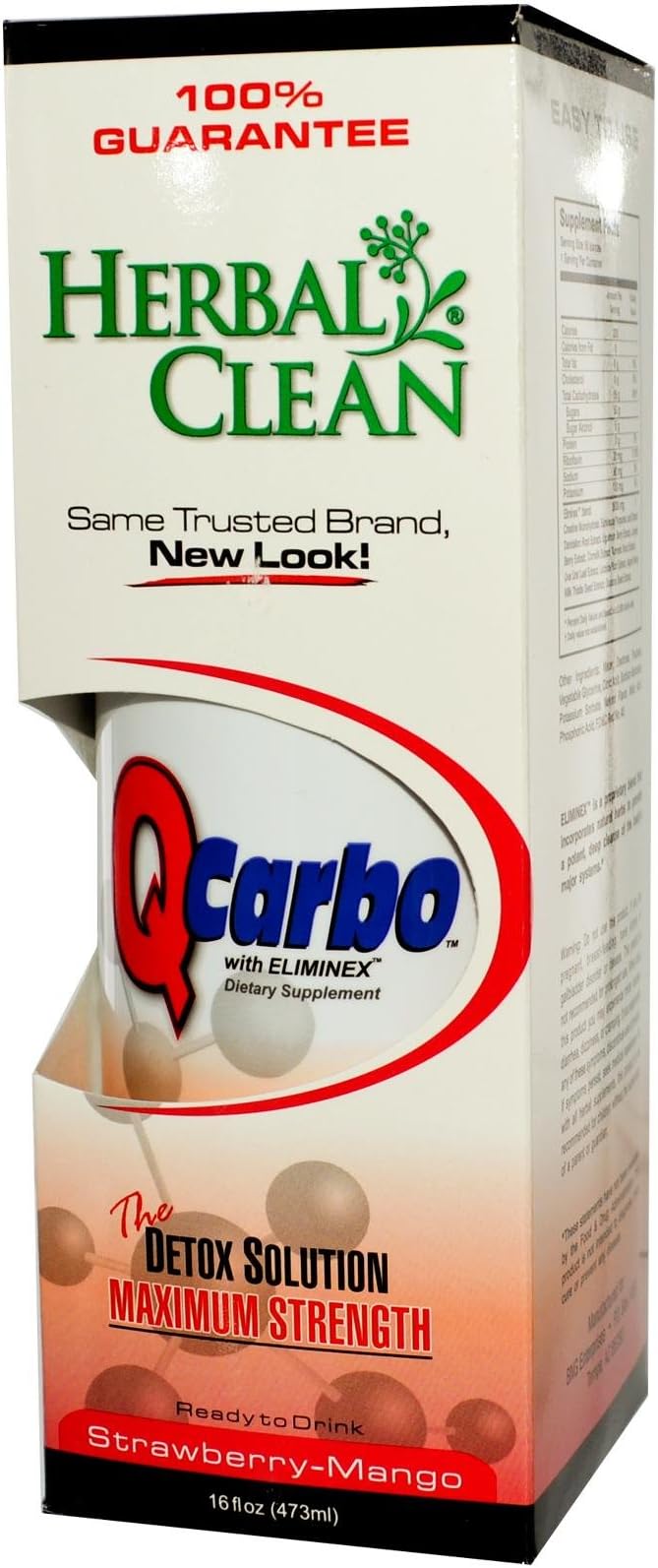 Q Carbo Liquid Strawberry Mango - 16 oz - Liquid