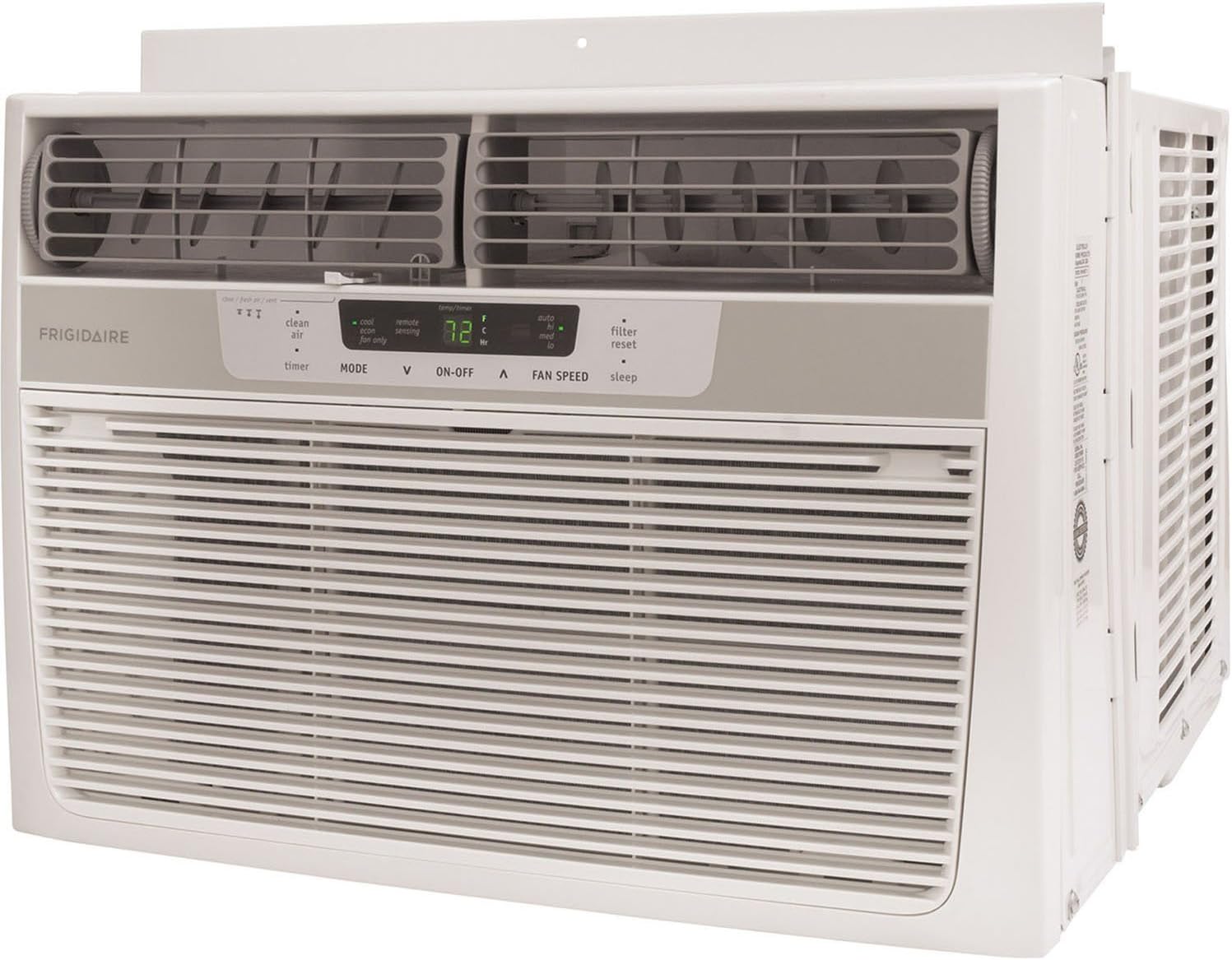 Frigidaire FRA186MT2 18,500 BTU Window-Mounted Median Air Conditioner with Temperature Sensing Remote (230 volts)