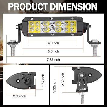 5 Light Bars + 7 Amber Light Bars