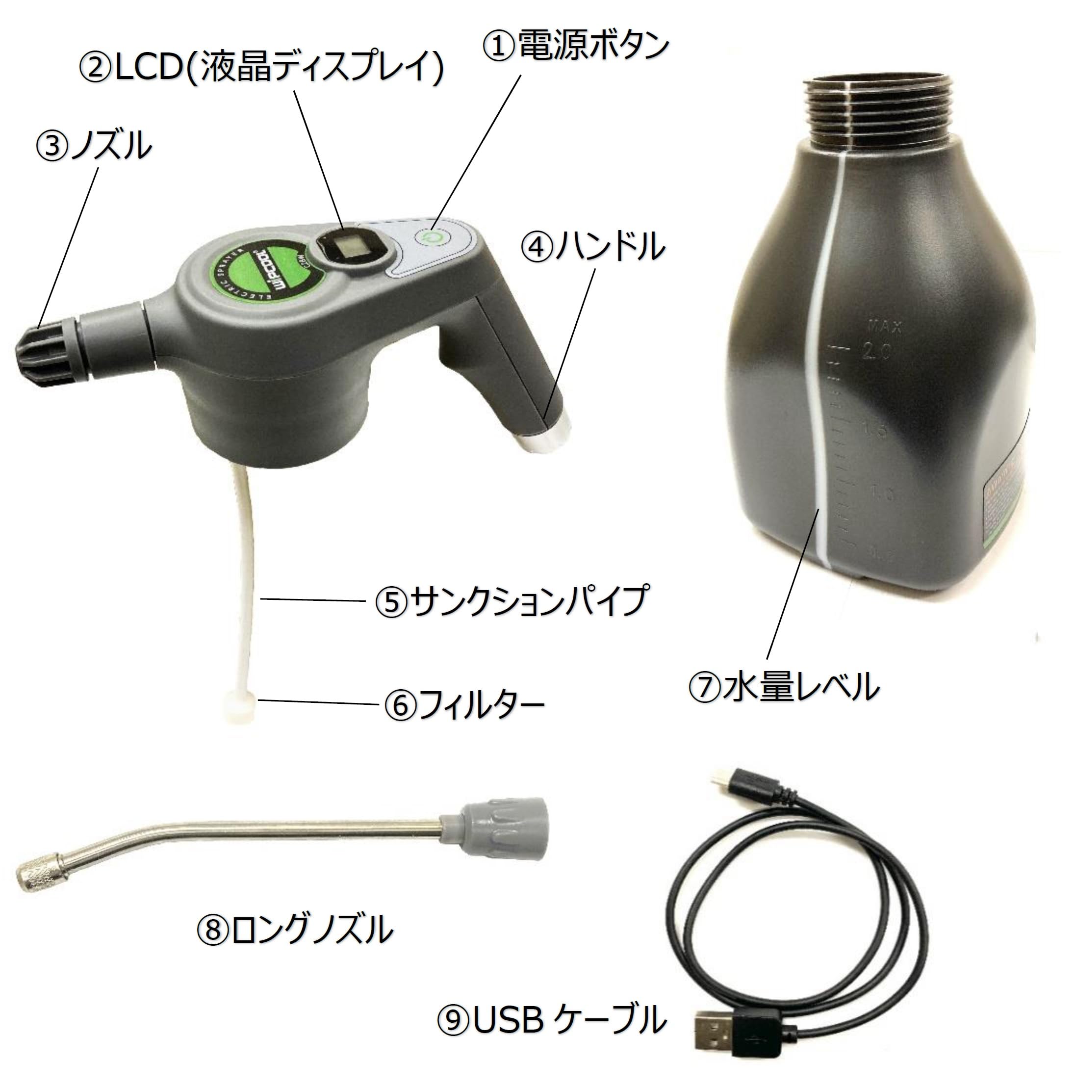 Amazon.co.jp: BBK 電動噴霧器 （エアコン洗浄、除草、消毒