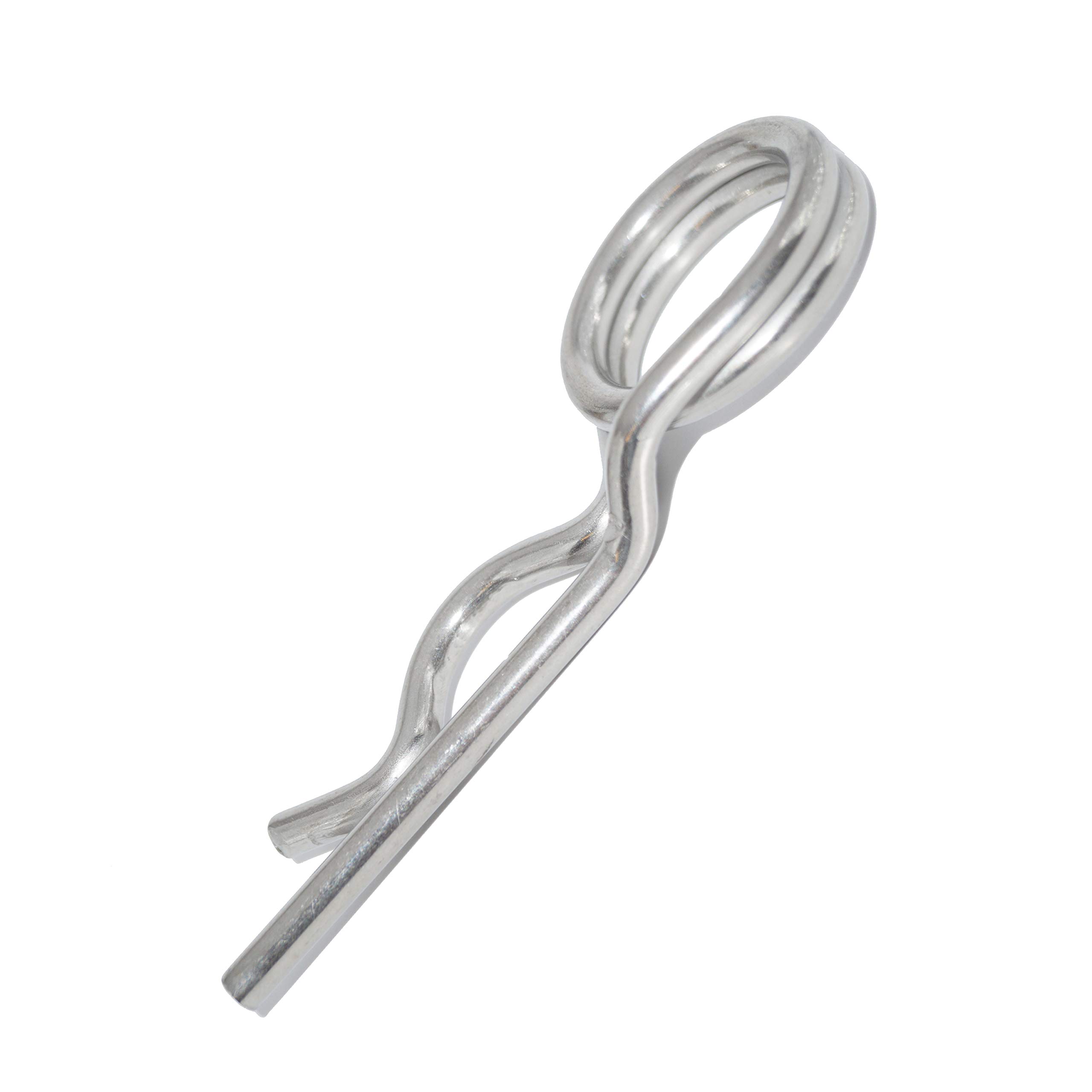 Spring Pins 6.3 mm x 125 mm Pack of 5 Double Design Stainless Steel in Accordance with DIN 11024 A4 NIRO - Image 4