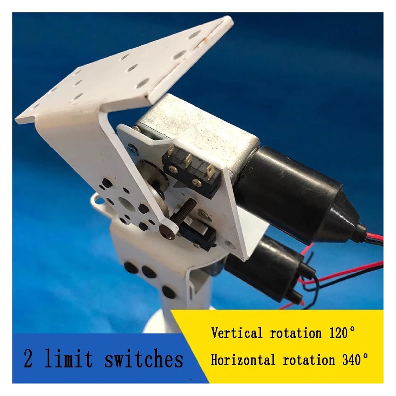 Robot de surveillance de suivi solaire à cardan à double DC, robuste,  couple élevé, tout en métal, X, Y : Amazon.fr: Bricolage