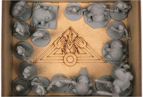 Miniatura 5 de TowerRex Organizador para juego de mesa Talisman y Lost Realms, Woodland, Firelands, Deep Realms expansiones, inserto de almacenamiento,