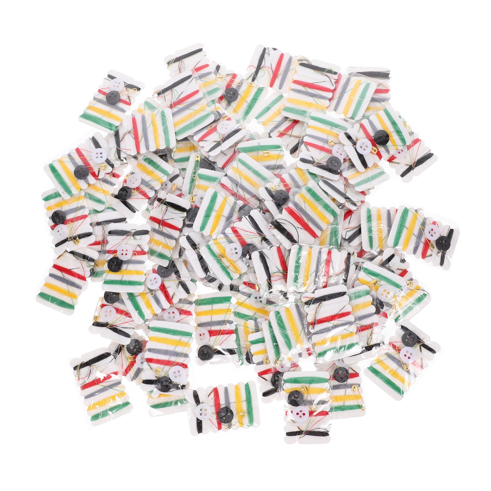 SHINEOFI 300confezioni Kit Da Cucito Portatile Ago e Filo Per Viaggi e Hotel Completo Di Strumenti Per Cucire Per Emergenze