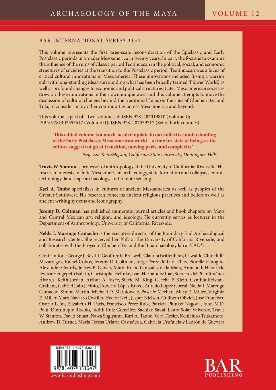 When East Meets West. Volume II: Chichen Itza, Tula, and the Postclassic Mesoamerican world (International)