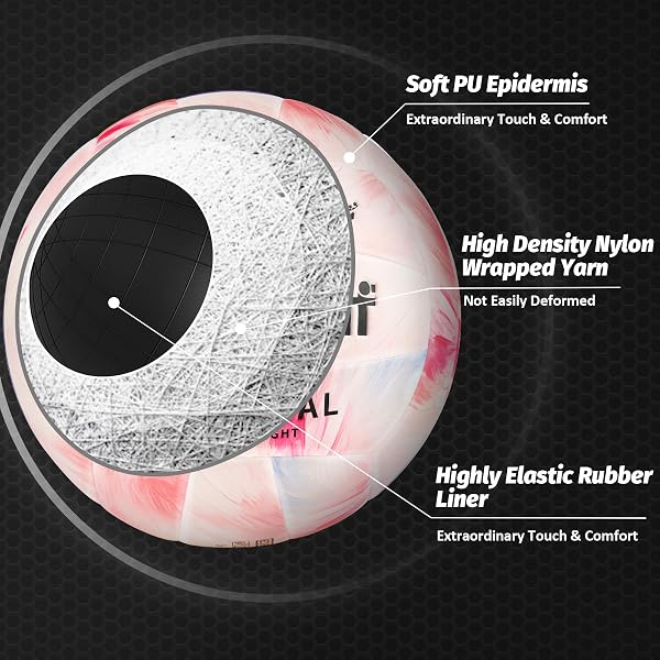 Beurseaf Palla da Pallavolo, Pallone da pallavolo, Pallone Beach Volley Soft Touch Volleyball - 2