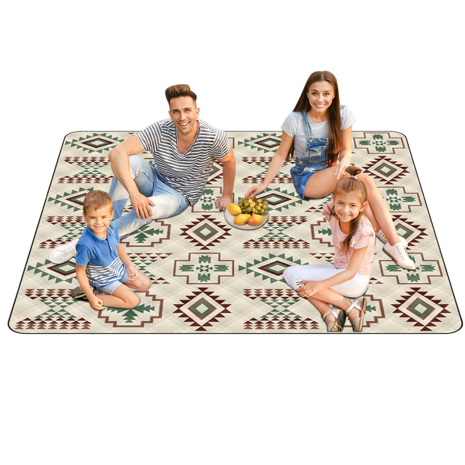 Générique Stuoia da Spiaggia Impermeabile Leggero Portatile da Campeggio | Coperta da campeggio impermeabile per prato, parco, sport, yoga, festival,