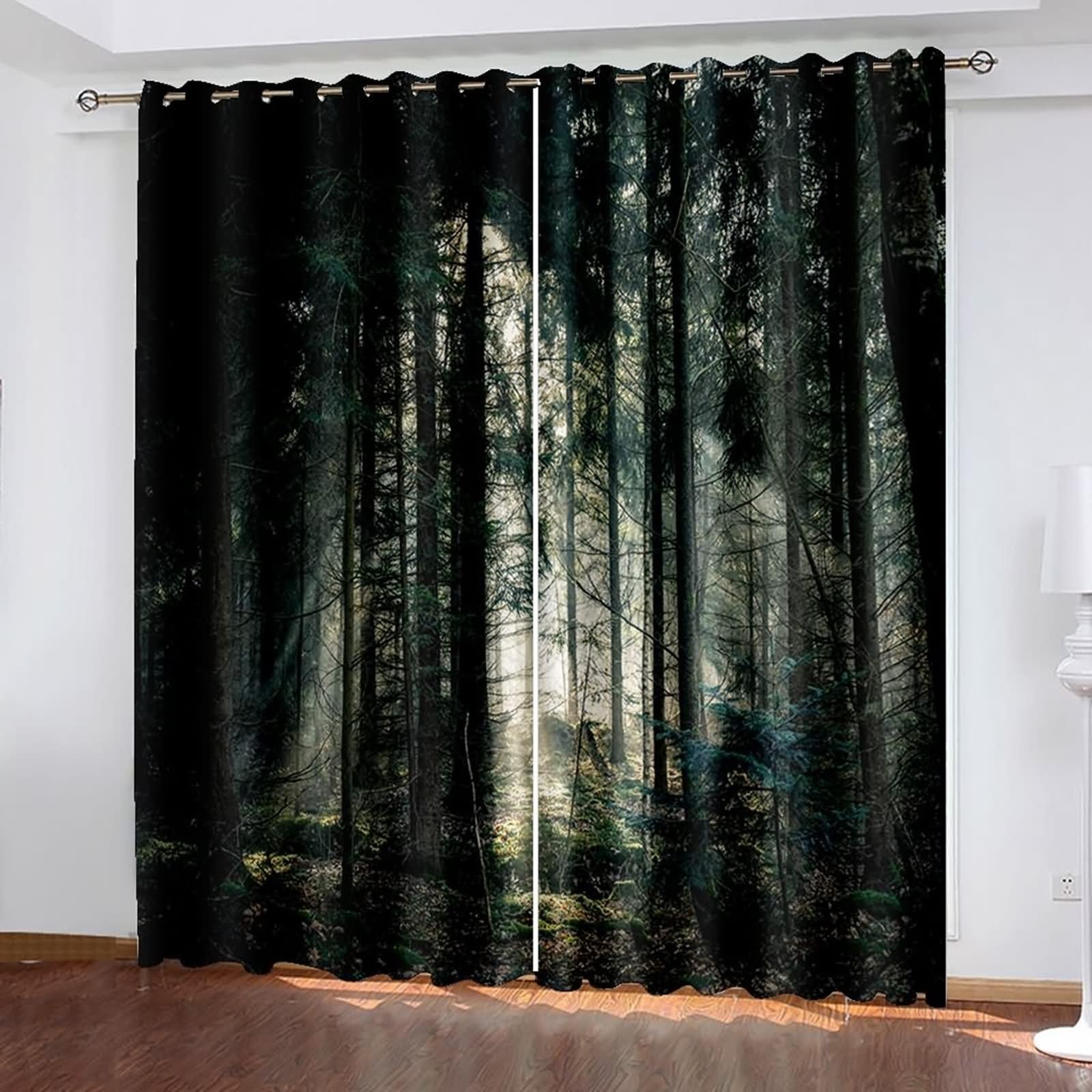 Cortina para ventanas altas que aporta intimidad y diseño bohemio a las zonas comunes