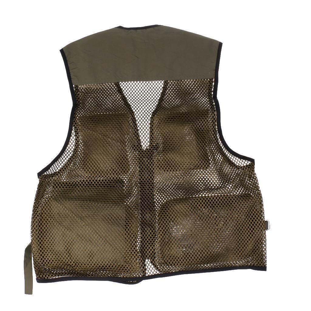 VELURA Multi-Pocket Mesh Vest Fishing Photography Quick-Dry Jacket L Army Green|1 Pieces Fishing Mesh Vest| Vests| Clothing, Shoes & Accessories | Fishing |Sporting Goods-image-36